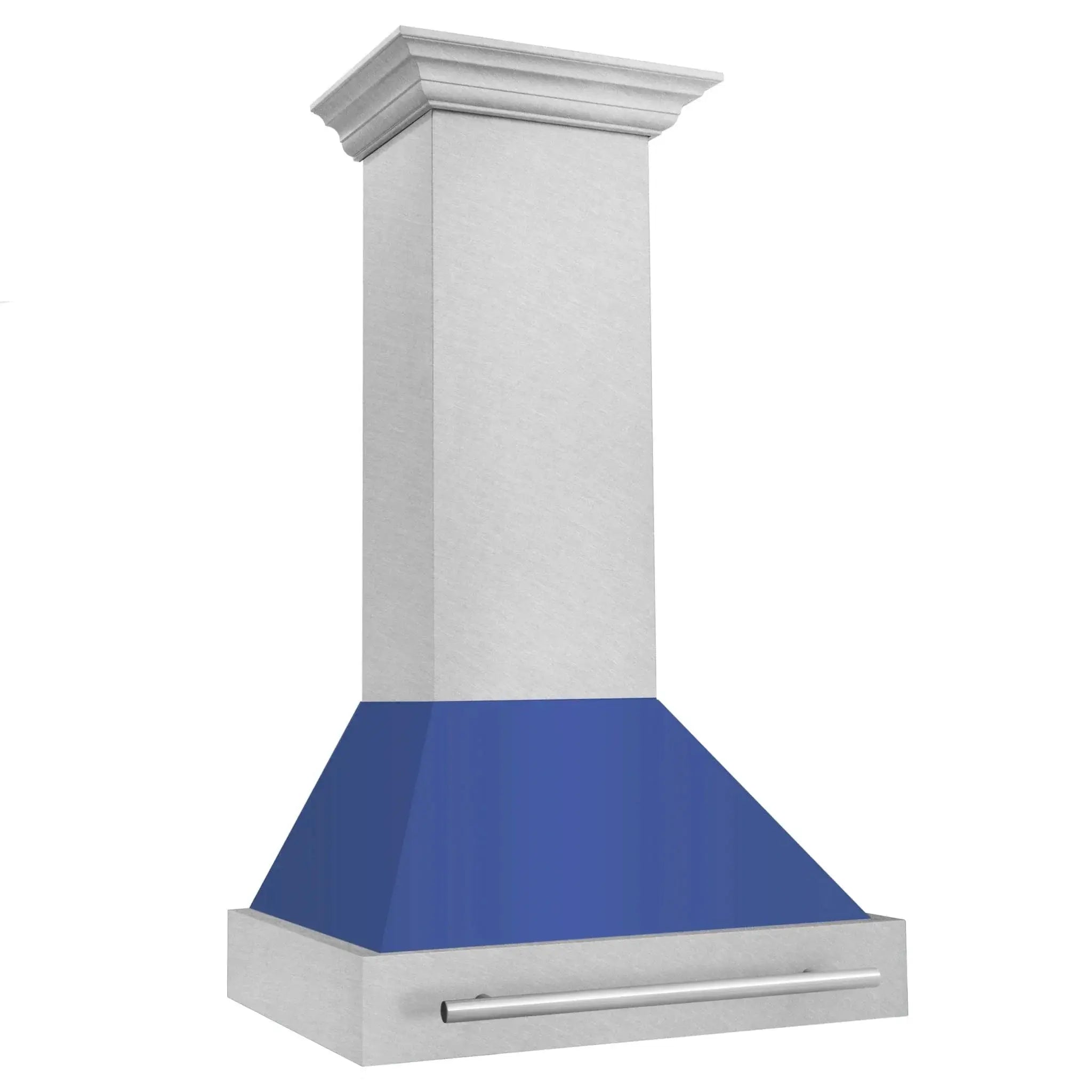 ZLINE 30" DuraSnow® Stainless Steel Range Hood with Color Shell Options 8654SNX-BM-30 by Farmhouse Kitchen and Bath