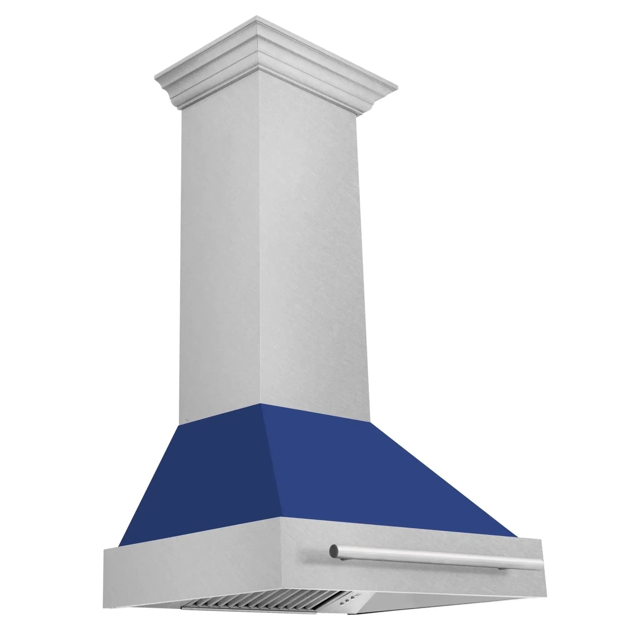 ZLINE 30" DuraSnow® Stainless Steel Range Hood with Color Shell Options 8654SNX-BM-30 by Farmhouse Kitchen and Bath