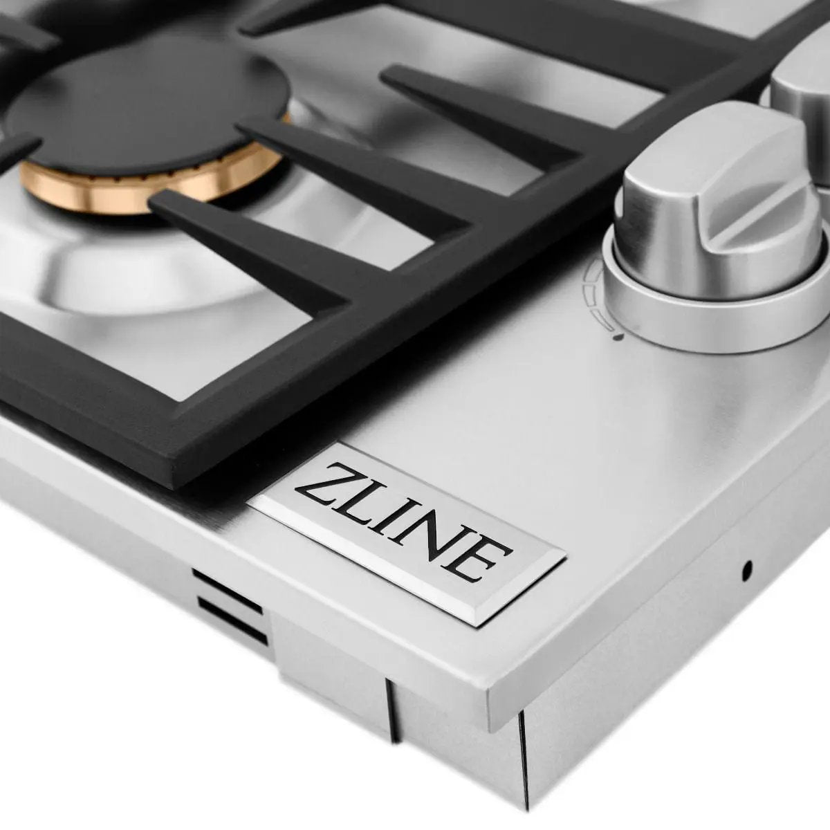 ZLINE 30" Gas Cooktop with 4 Gas Brass Burners RC-BR-30 by Farmhouse Kitchen and Bath
