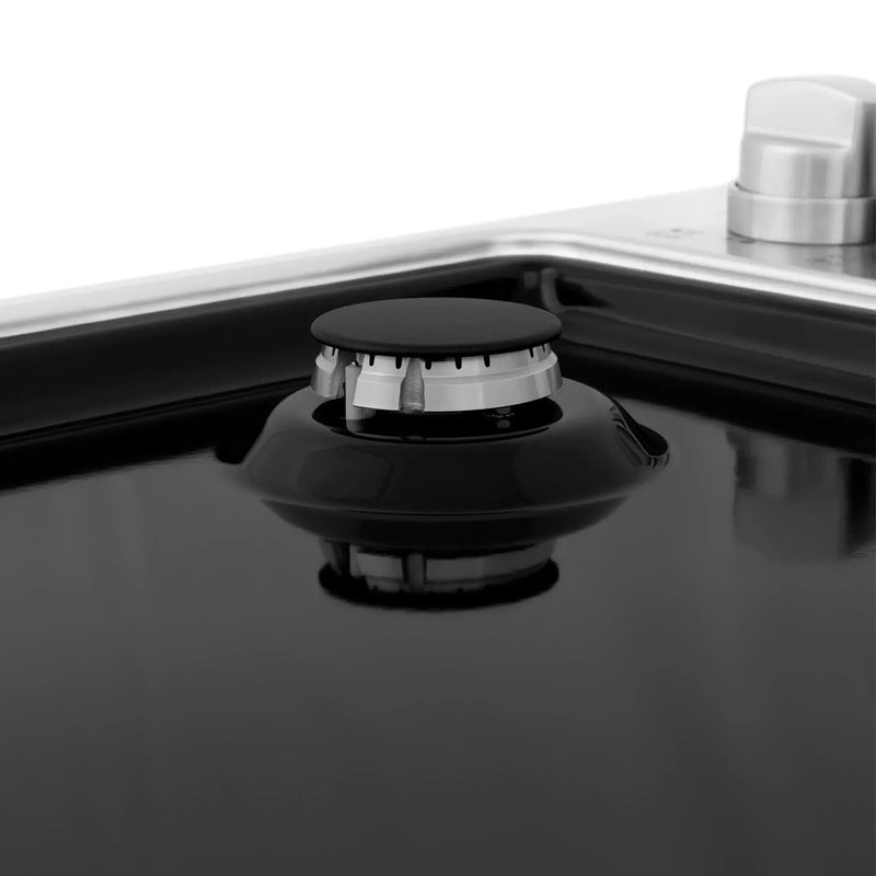 ZLINE 30" Gas Cooktop with 4 Gas Burners and Black Porcelain Top RC30-PBT by Farmhouse Kitchen and Bath