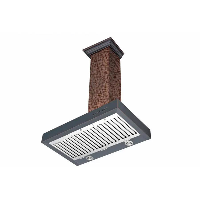 ZLINE 30" Hand-Hammered Copper Wall Range Hood, KB2-HBXXX-30 by Farmhouse Kitchen and Bath