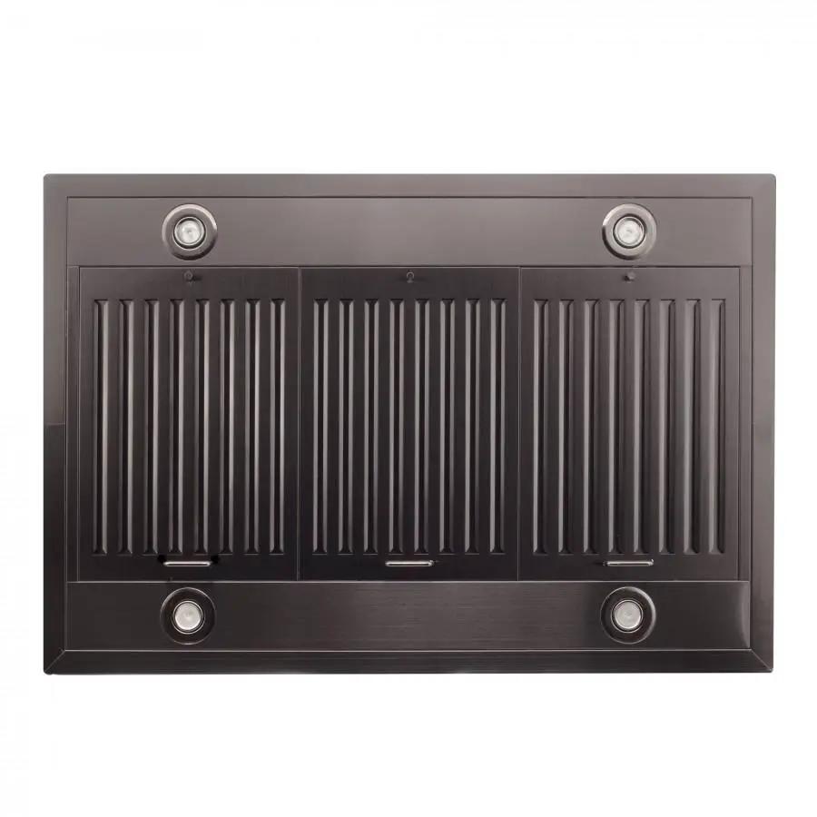 ZLINE 30" Island Range Hood in Black Stainless Steel, BSGL2iN-30 by Farmhouse Kitchen and Bath
