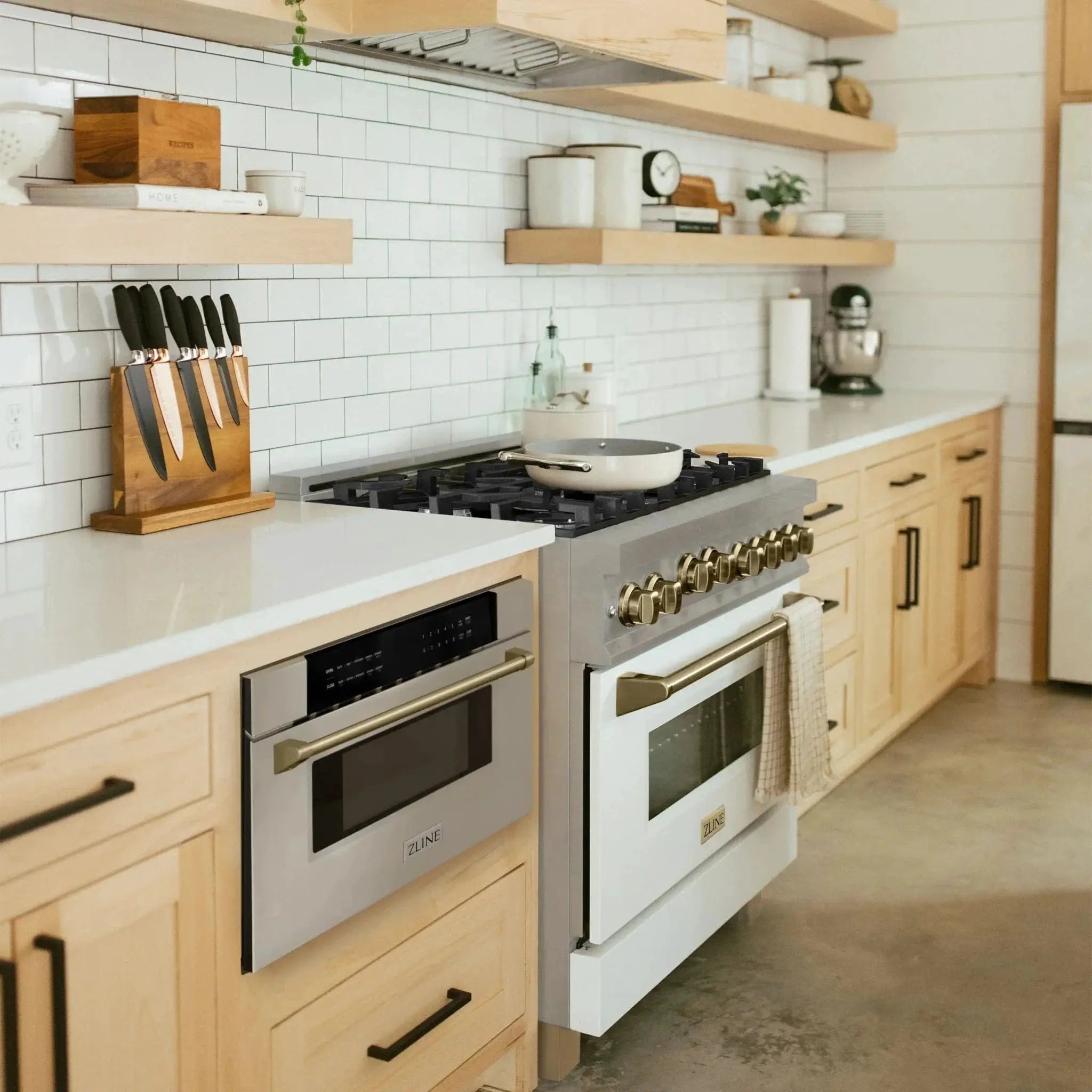 ZLINE 30" Microwave Drawer, Stainless Steel, Bronze MWDZ-30-CB by Farmhouse Kitchen and Bath