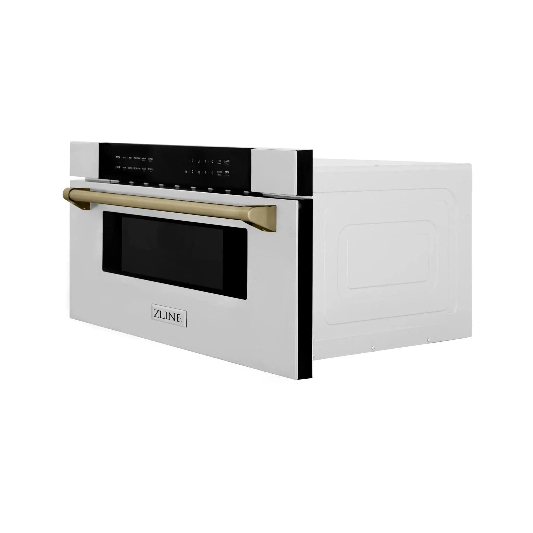 ZLINE 30" Microwave Drawer, Stainless Steel, Bronze MWDZ-30-CB by Farmhouse Kitchen and Bath