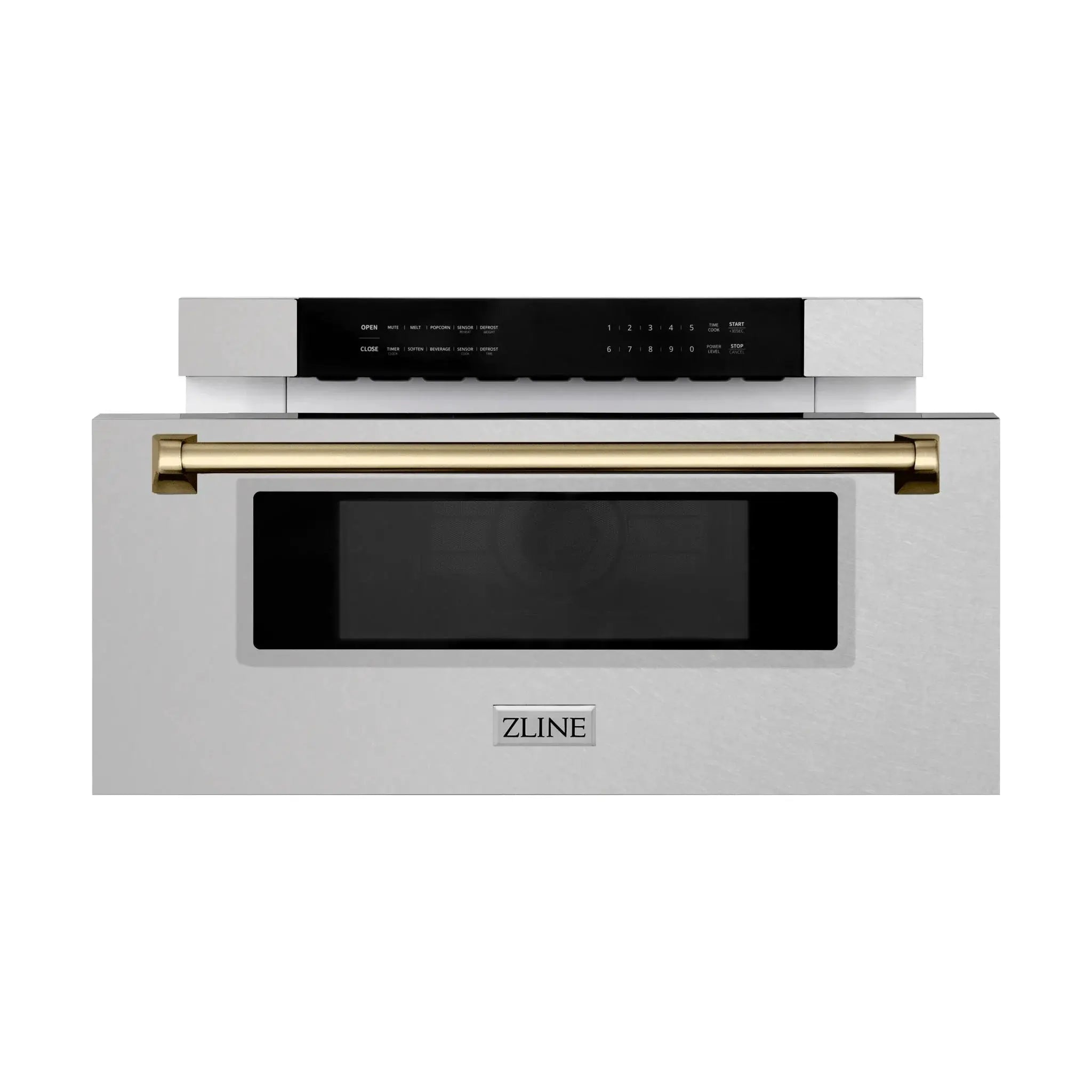 ZLINE 30" Microwave Drawer, Stainless Steel, Bronze MWDZ-30-SS-CB by Farmhouse Kitchen and Bath