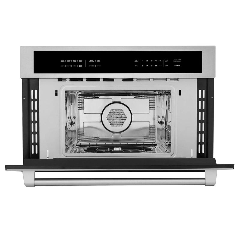 ZLINE 30" Microwave Wall Oven, DuraSnow Stainless MWO-30-SS by Farmhouse Kitchen and Bath