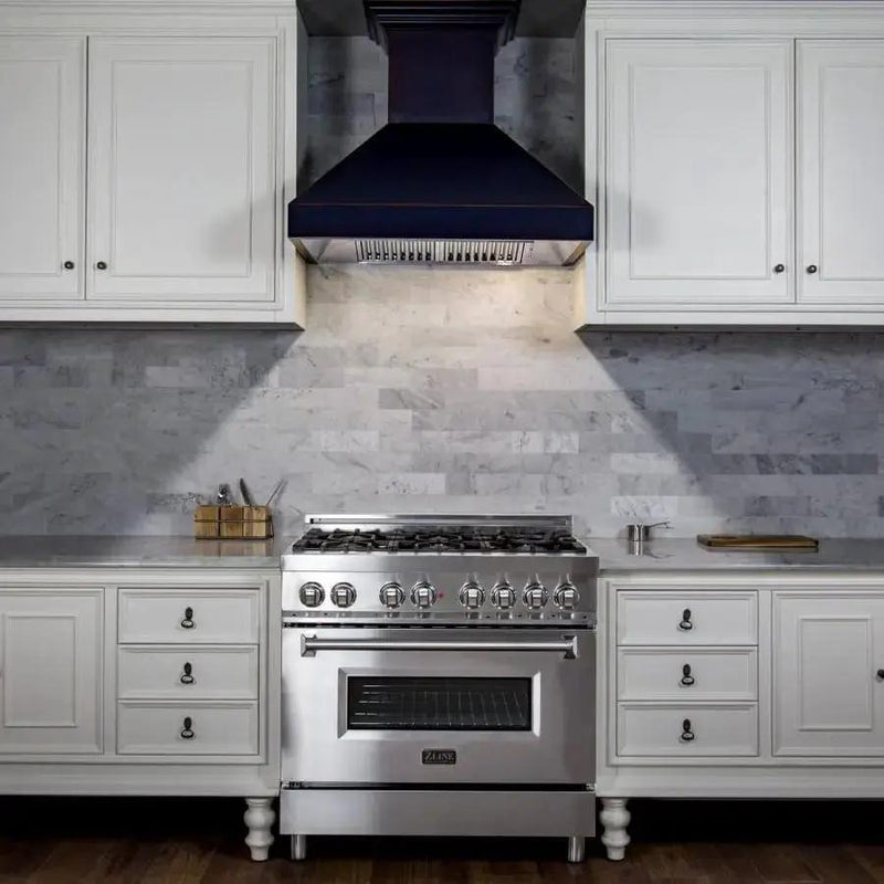 ZLINE 30" Oil-Rubbed Bronze Wall Range Hood, 8667B-30 by Farmhouse Kitchen and Bath