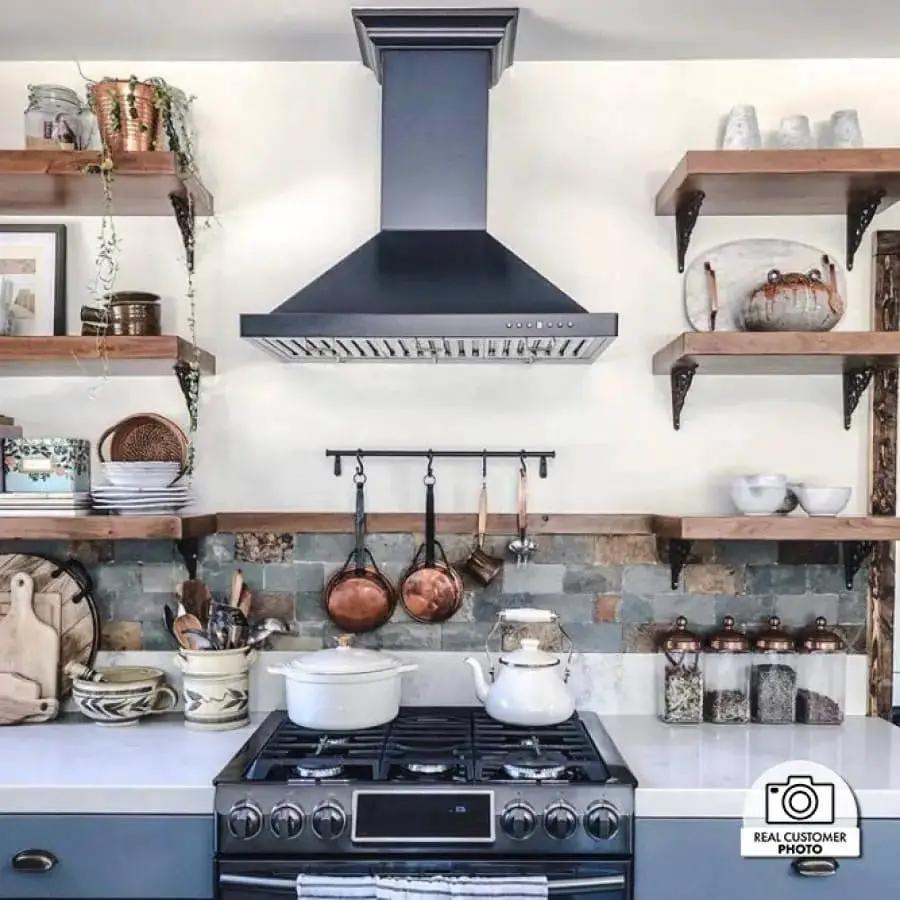 ZLINE 30" Oil-Rubbed Bronze Wall Range Hood, 8KBB-30 by Farmhouse Kitchen and Bath