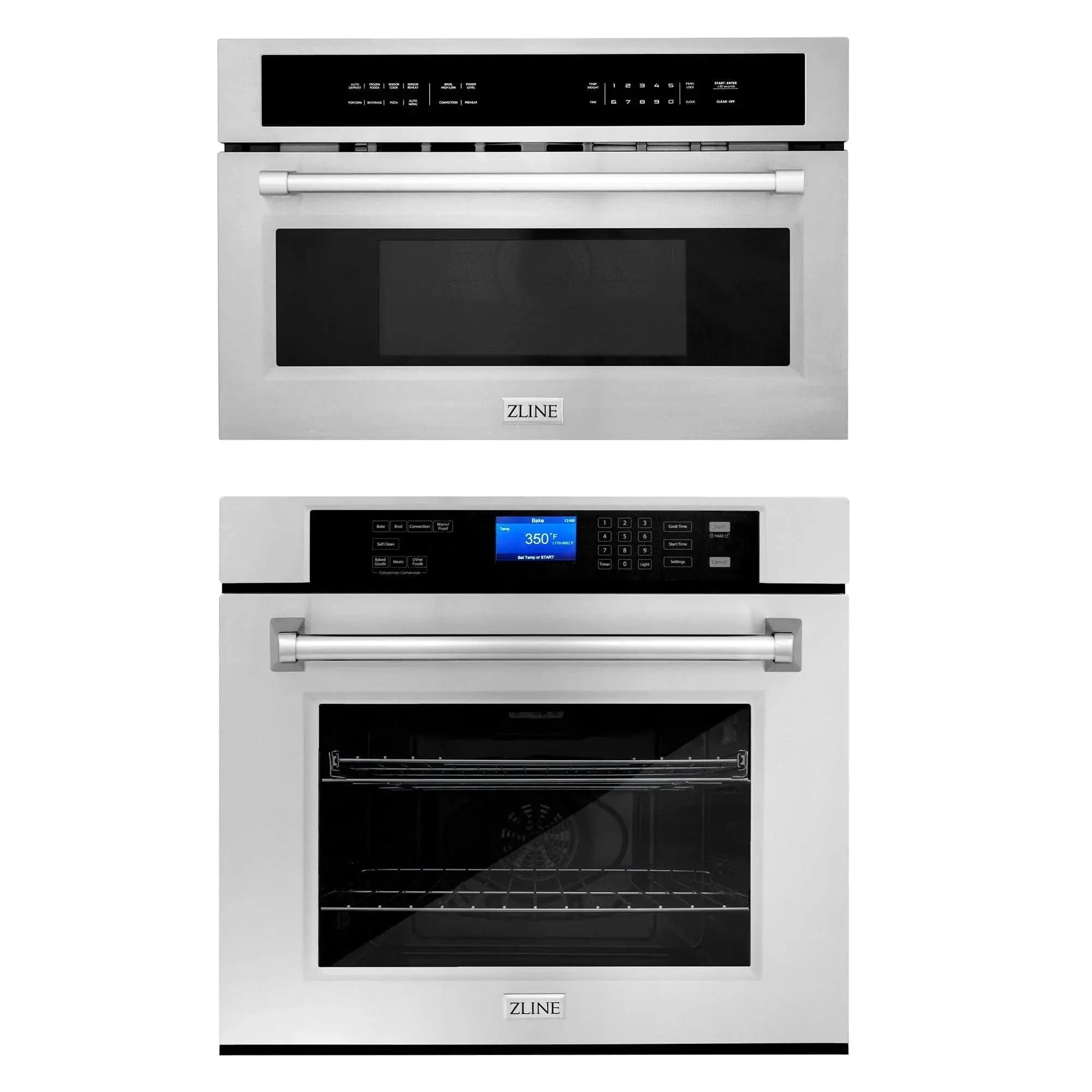 ZLINE 30" Oven ASW30 & Microwave MWO30 Bundle, 2KP-MW30-AWS30 by Farmhouse Kitchen and Bath