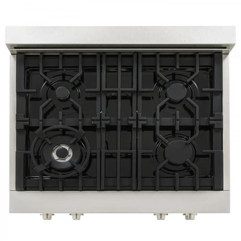 ZLINE 30" Porcelain Rangetop, DuraSnow, Stainless Steel, RTS-30 by Farmhouse Kitchen and Bath