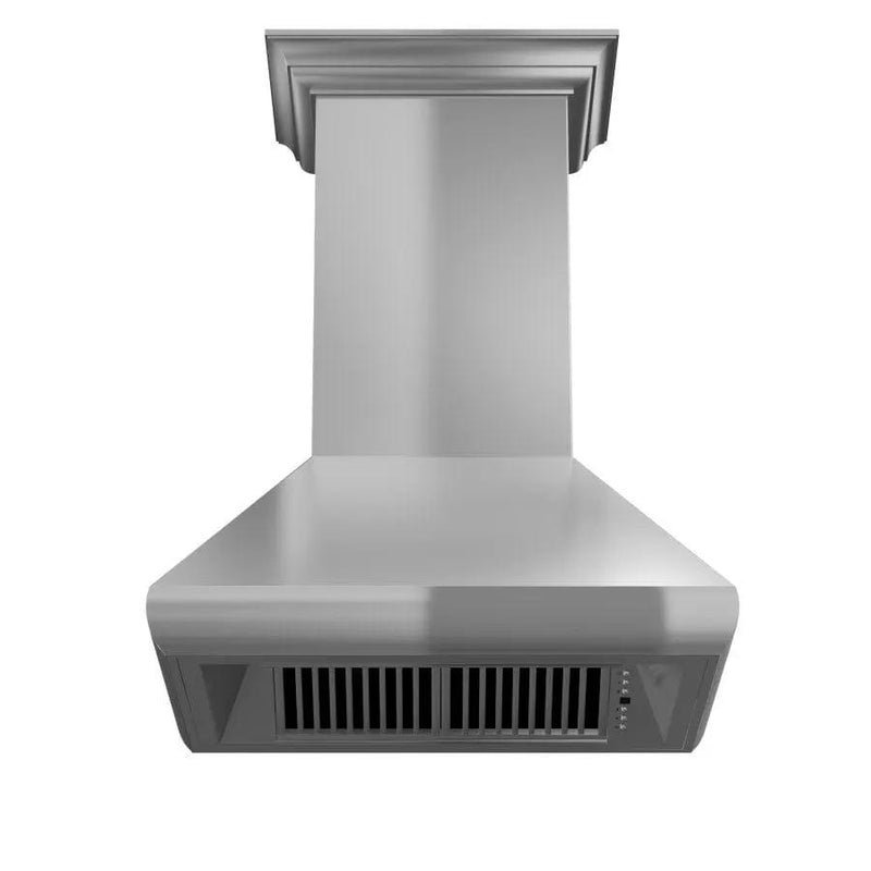 ZLINE 30" Professional Wall Range Hood, Stainless Steel, 587CRN-30 by Farmhouse Kitchen and Bath