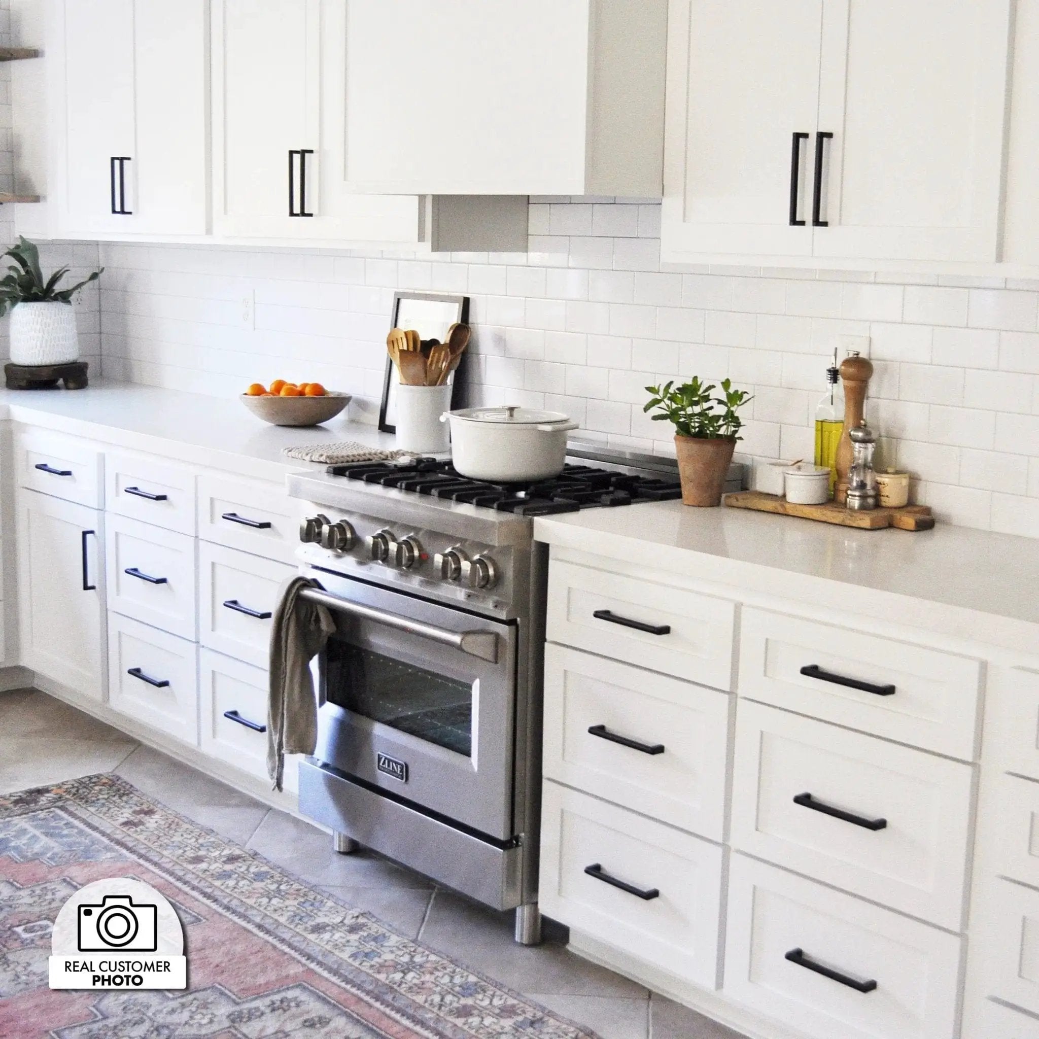ZLINE 30" Stainless 4.0 cu.ft. 4 Gas Burner/Electric Oven Range RA30 by Farmhouse Kitchen and Bath