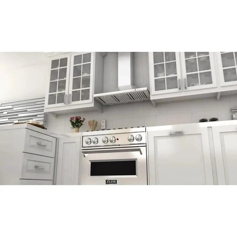 ZLINE 30" Stainless 4.0 cu.ft. 4 Gas Burner/Electric Oven Range RA30 by Farmhouse Kitchen and Bath