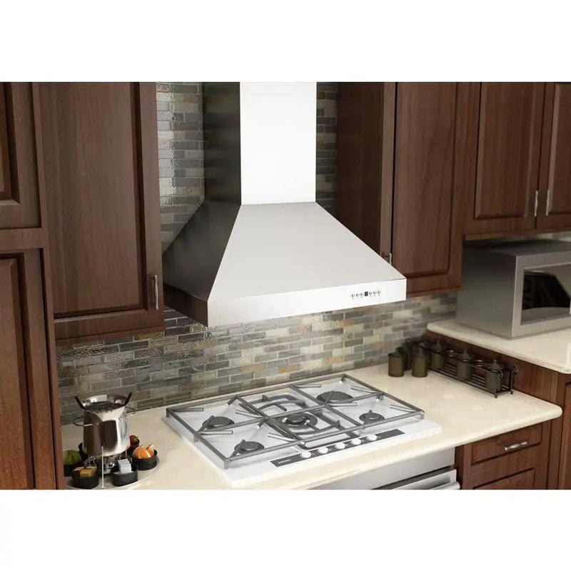 ZLINE 30" Stainless Steel Wall Range Hood, 697-30 by Farmhouse Kitchen and Bath