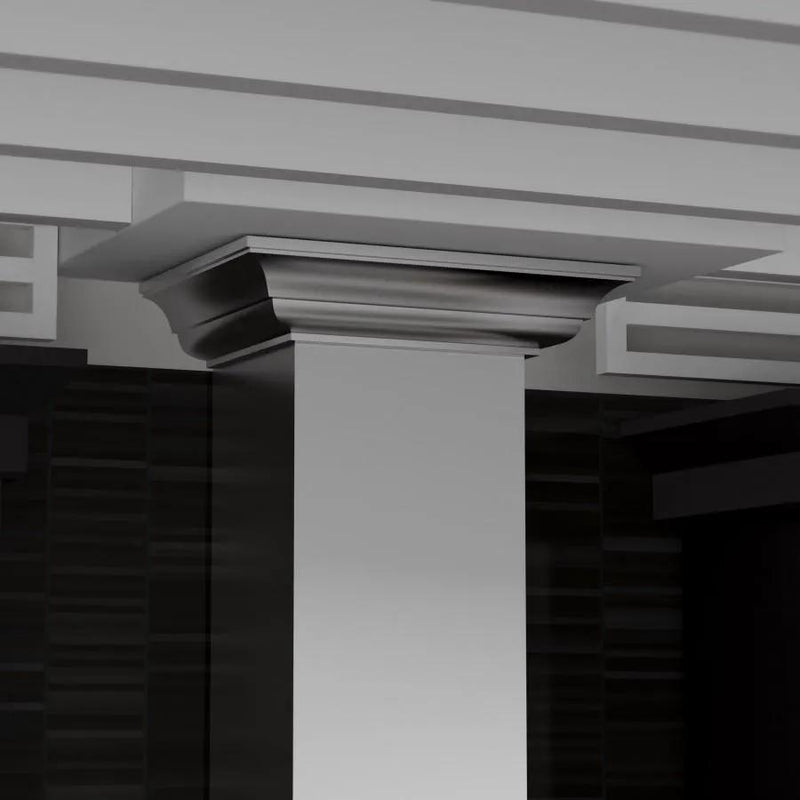 ZLINE 30" Stainless Steel Wall Range Hood, Crown Molding, KL3CRN-30 by Farmhouse Kitchen and Bath