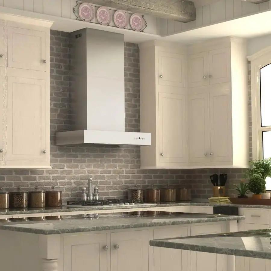 ZLINE 30" Stainless Steel Wall Range Hood, KECOM-30 by Farmhouse Kitchen and Bath