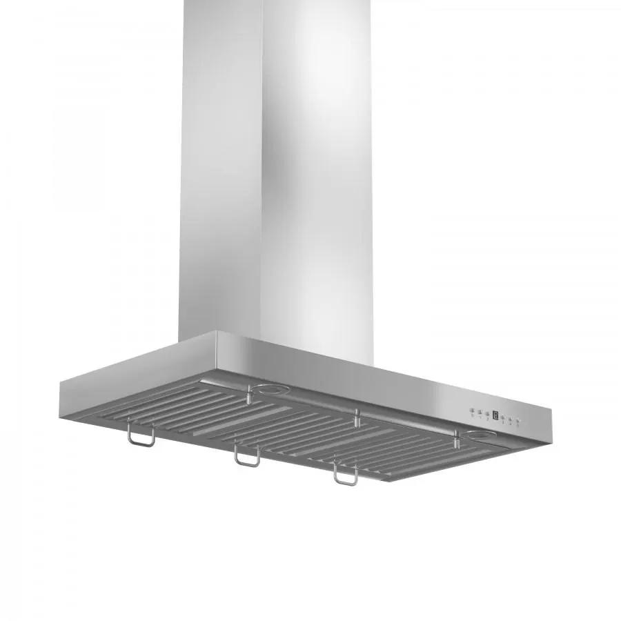 ZLINE 30" Stainless Wall Range Hood with Crown Molding, KECRN-30 by Farmhouse Kitchen and Bath