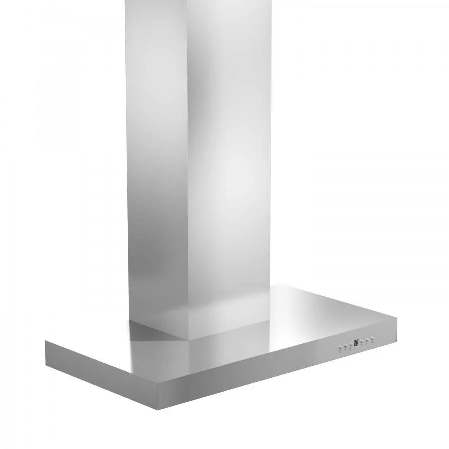ZLINE 30" Stainless Wall Range Hood with Crown Molding, KECRN-30 by Farmhouse Kitchen and Bath