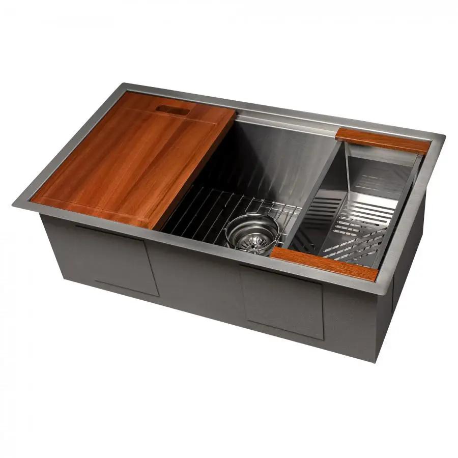 ZLINE 30" Undermount Single Bowl Ledge Sink Stainless Steel, SLS-30 by Farmhouse Kitchen and Bath