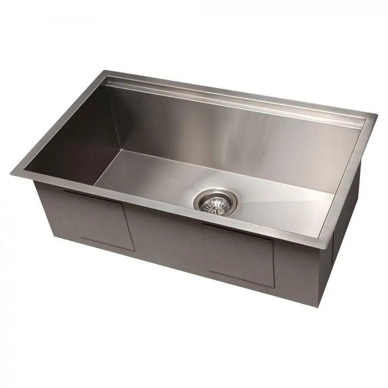 ZLINE 30" Undermount Single Bowl Ledge Sink Stainless Steel, SLS-30 by Farmhouse Kitchen and Bath