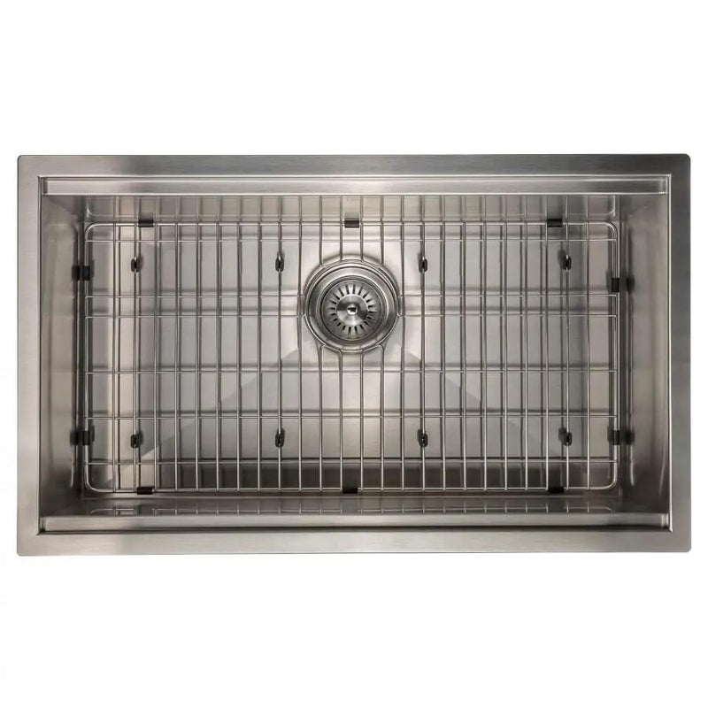 ZLINE 30" Undermount Single Bowl Ledge Sink Stainless Steel, SLS-30S by Farmhouse Kitchen and Bath