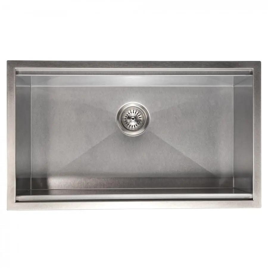 ZLINE 30" Undermount Single Bowl Ledge Sink Stainless Steel, SLS-30S by Farmhouse Kitchen and Bath