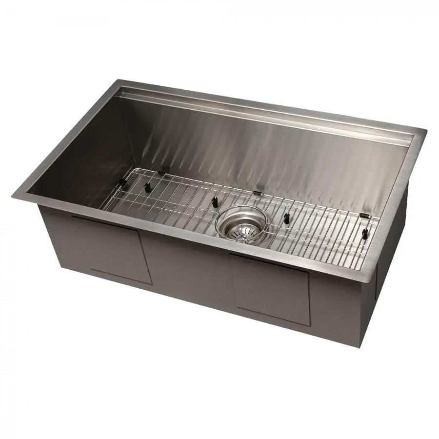 ZLINE 30" Undermount Single Bowl Ledge Sink Stainless Steel, SLS-30S by Farmhouse Kitchen and Bath