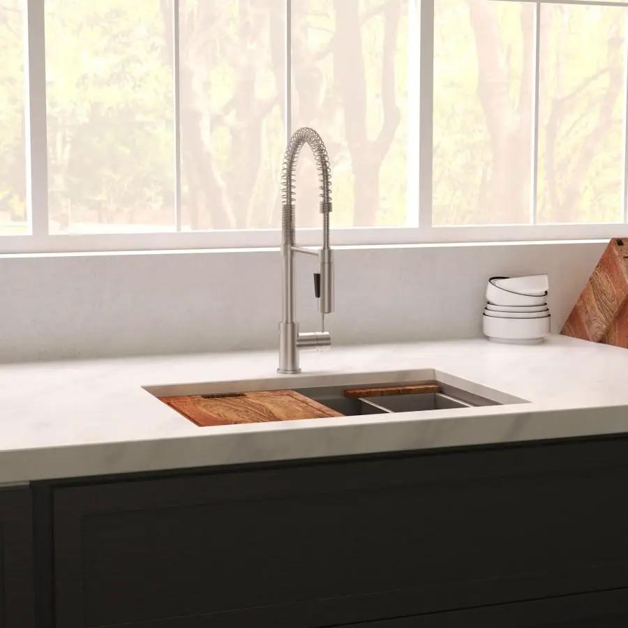 ZLINE 30" Undermount Single Bowl Ledge Sink Stainless Steel, SLS-30S by Farmhouse Kitchen and Bath