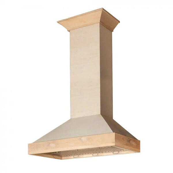 ZLINE 30" Unfinished Wooden Wall Range Hood, KBUF-30, photo 2 of 7