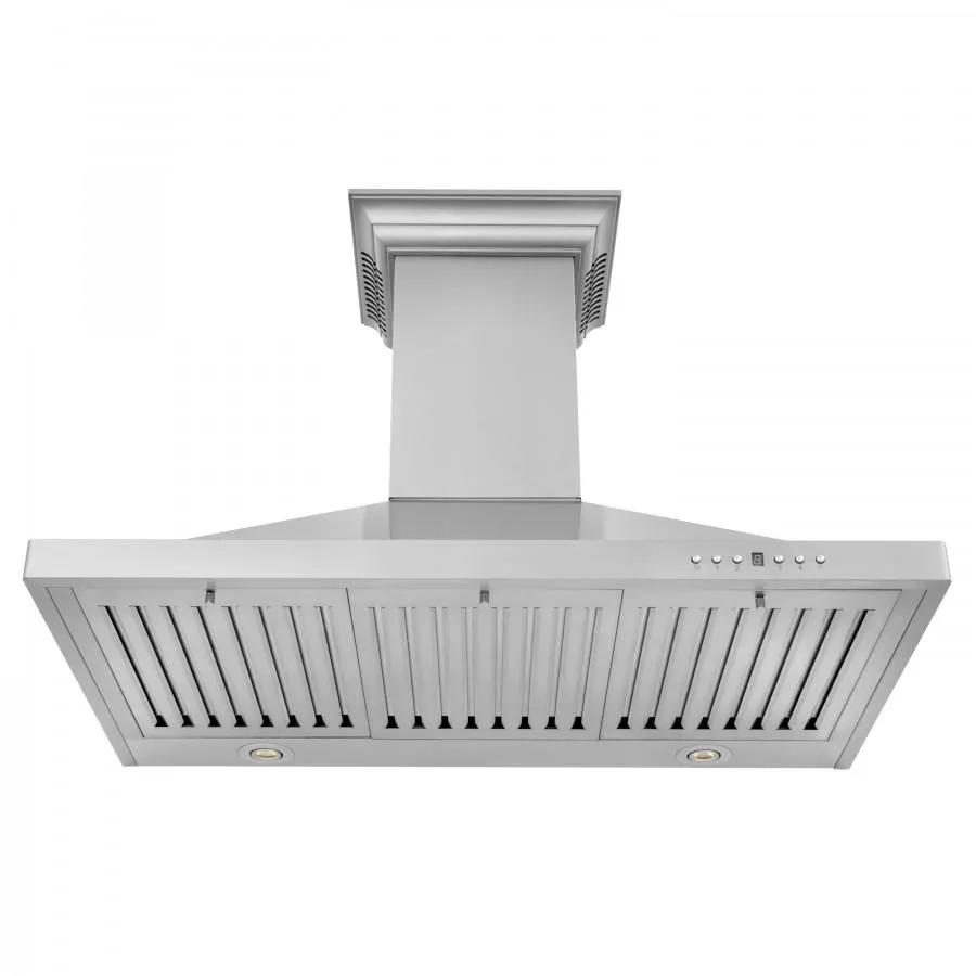 ZLINE 30" Wall Range Hood, Built-in CrownSound® Bluetooth Speakers, KBCRN-BT-30 by Farmhouse Kitchen and Bath