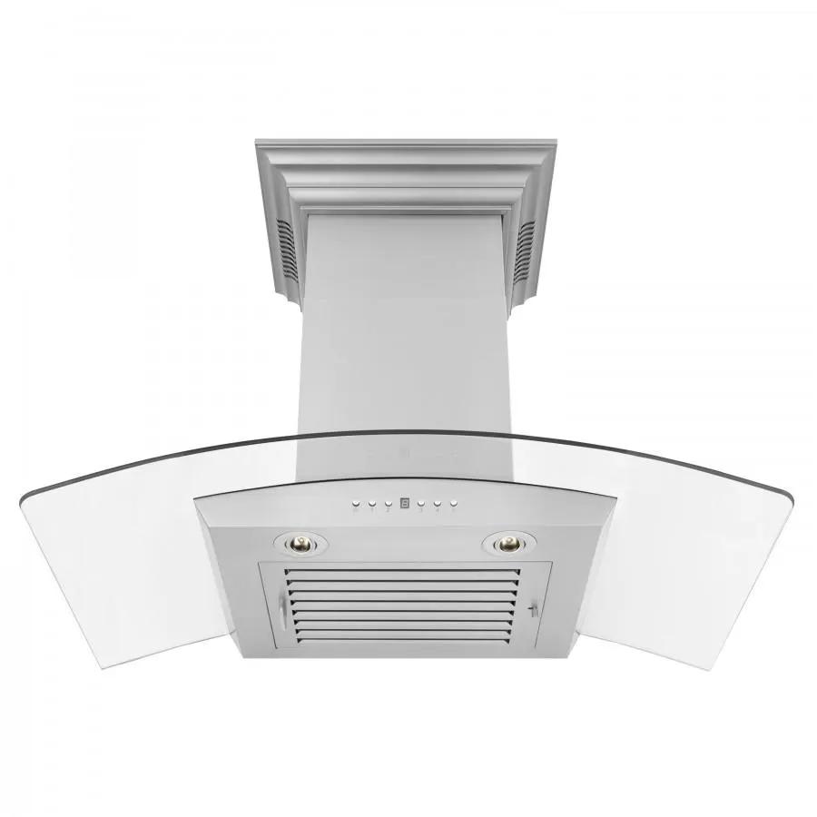ZLINE 30" Wall Range Hood, Built-in CrownSound® Bluetooth Speakers, KZCRN-BT-30 by Farmhouse Kitchen and Bath