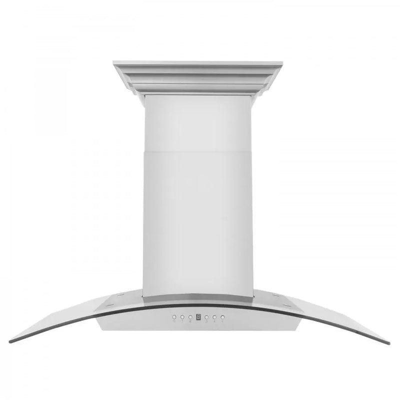 ZLINE 30" Wall Range Hood, Built-in CrownSound® Bluetooth Speakers, KZCRN-BT-30 by Farmhouse Kitchen and Bath