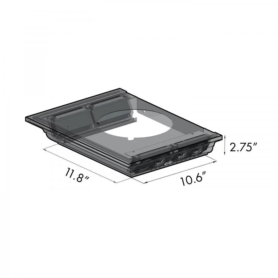 ZLINE Wall Range Hood, CrownSound, Bluetooth Speakers, KECRN-BT by Farmhouse Kitchen and Bath