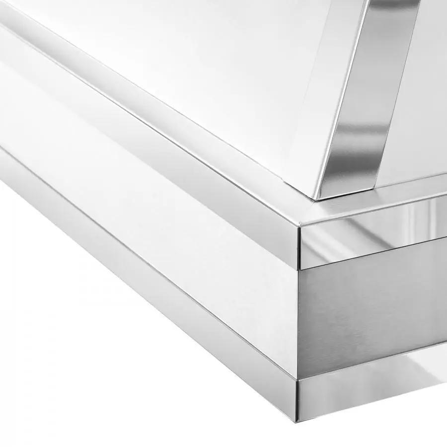 ZLINE 30" Wall Range Hood. DuraSnow Stainless, Mirror Accents, 655MR-30 by Farmhouse Kitchen and Bath