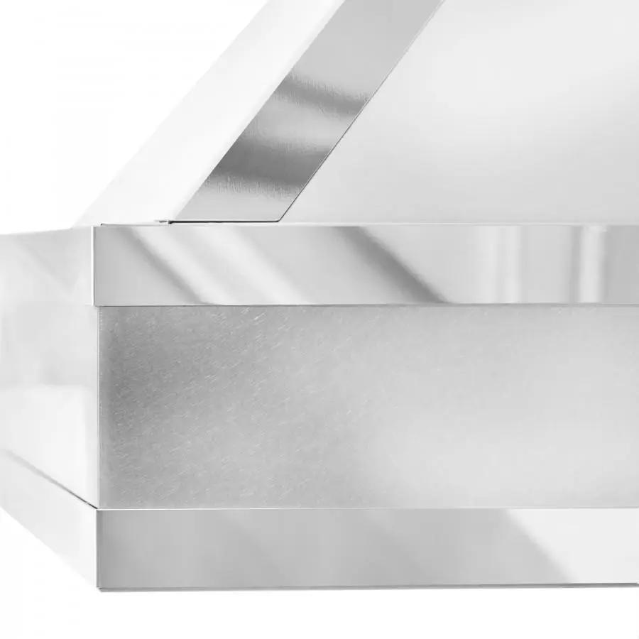 ZLINE 30" Wall Range Hood. DuraSnow Stainless, Mirror Accents, 655MR-30 by Farmhouse Kitchen and Bath