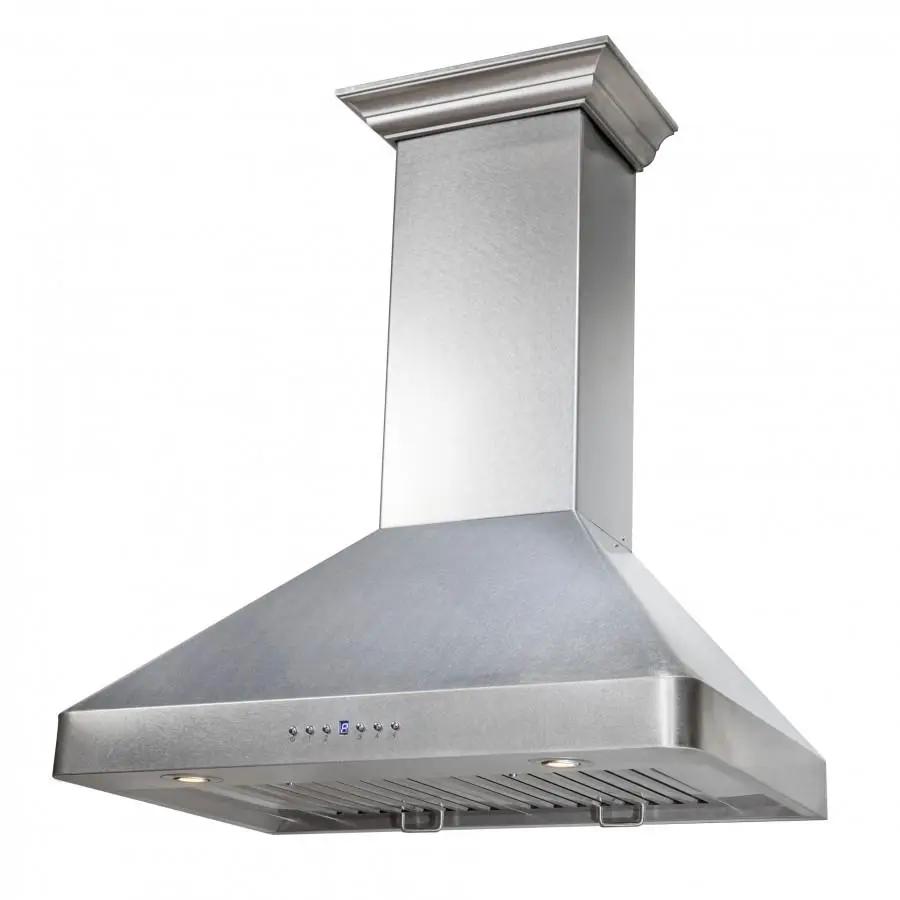 ZLINE 30" Wall Range Hood, Snow Finished, Stainless Steel, 8KF2S-30 by Farmhouse Kitchen and Bath