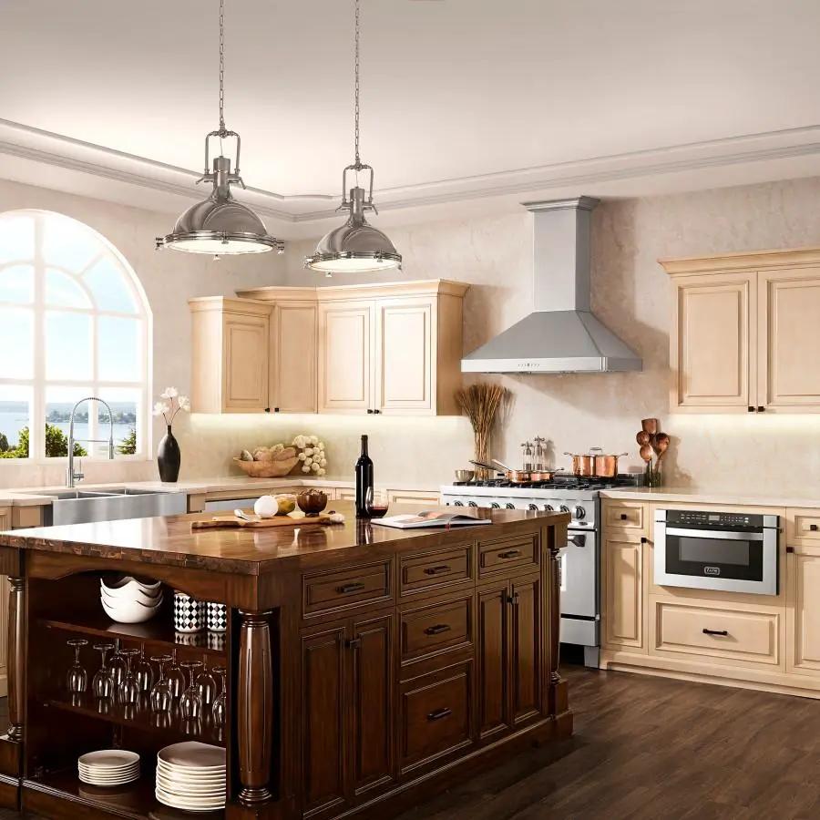 ZLINE 30" Wall Range Hood, Snow Finished, Stainless Steel, 8KF2S-30 by Farmhouse Kitchen and Bath