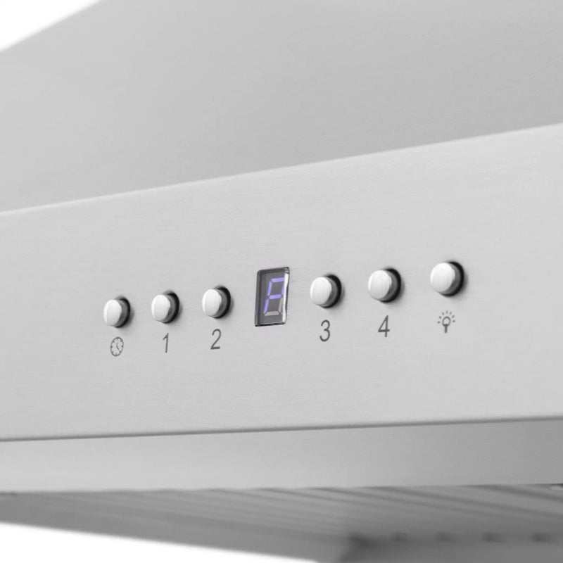 ZLINE 30" Wall Range Hood, Stainless, CrownSound Speakers, KF2CRN-BT-30 by Farmhouse Kitchen and Bath