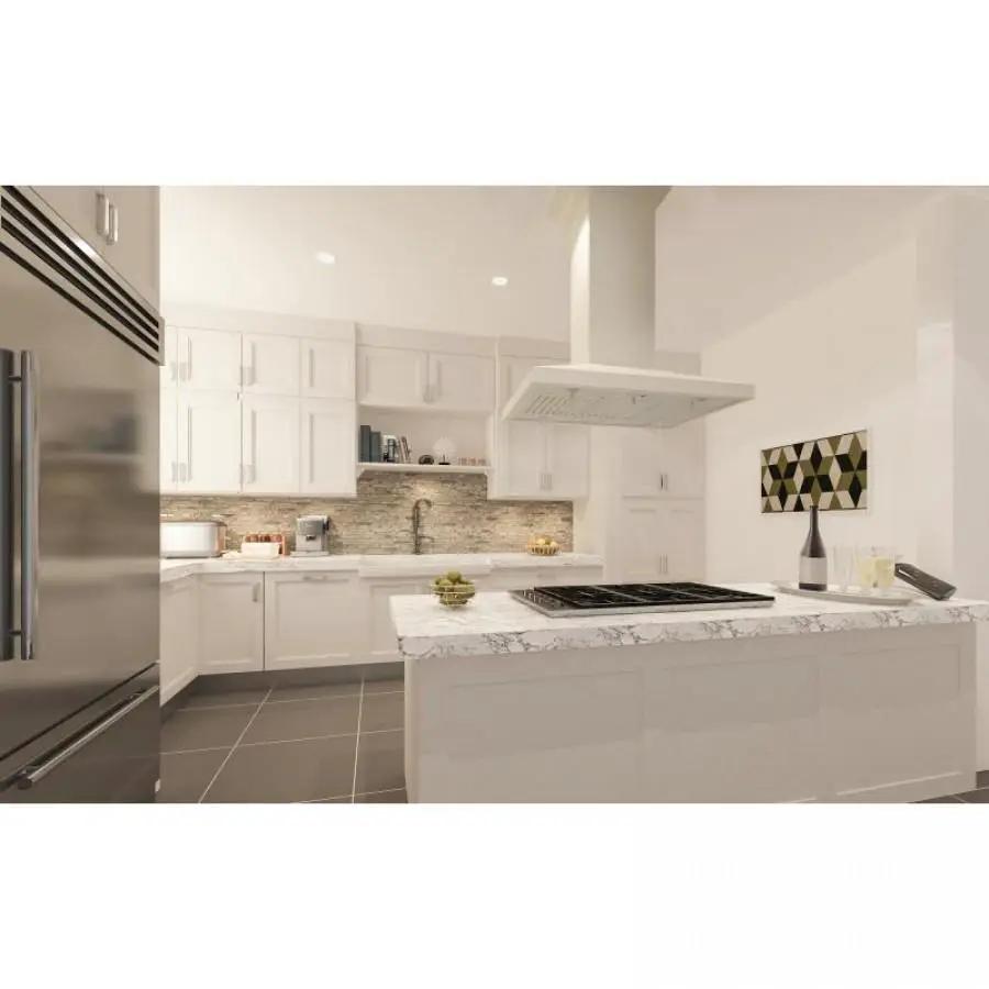 ZLINE 30" Wooden Island Mount Range Hood in Cottage White, KBiTT-RD-30 by Farmhouse Kitchen and Bath