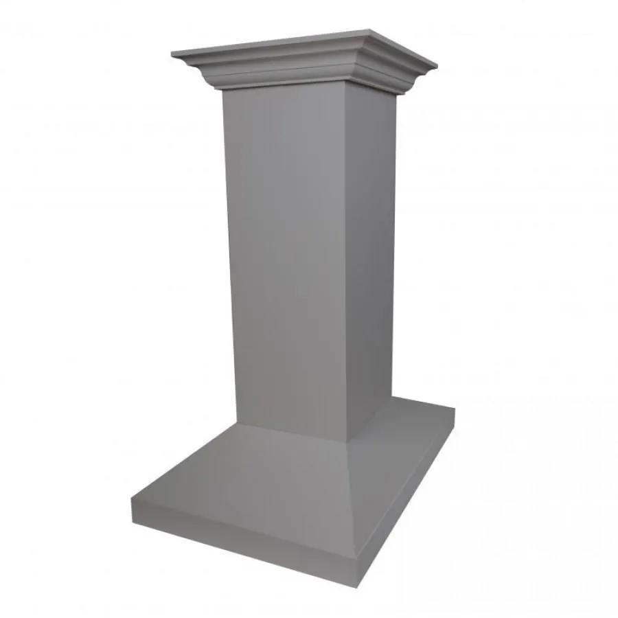 ZLINE 30" Wooden Island Mount Range Hood in Gray, KBiUU-RD-30 by Farmhouse Kitchen and Bath