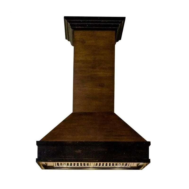 ZLINE 30" Wooden Wall Range Hood, Hamilton, Remote Motor, 329AH-RD-30 by Farmhouse Kitchen and Bath