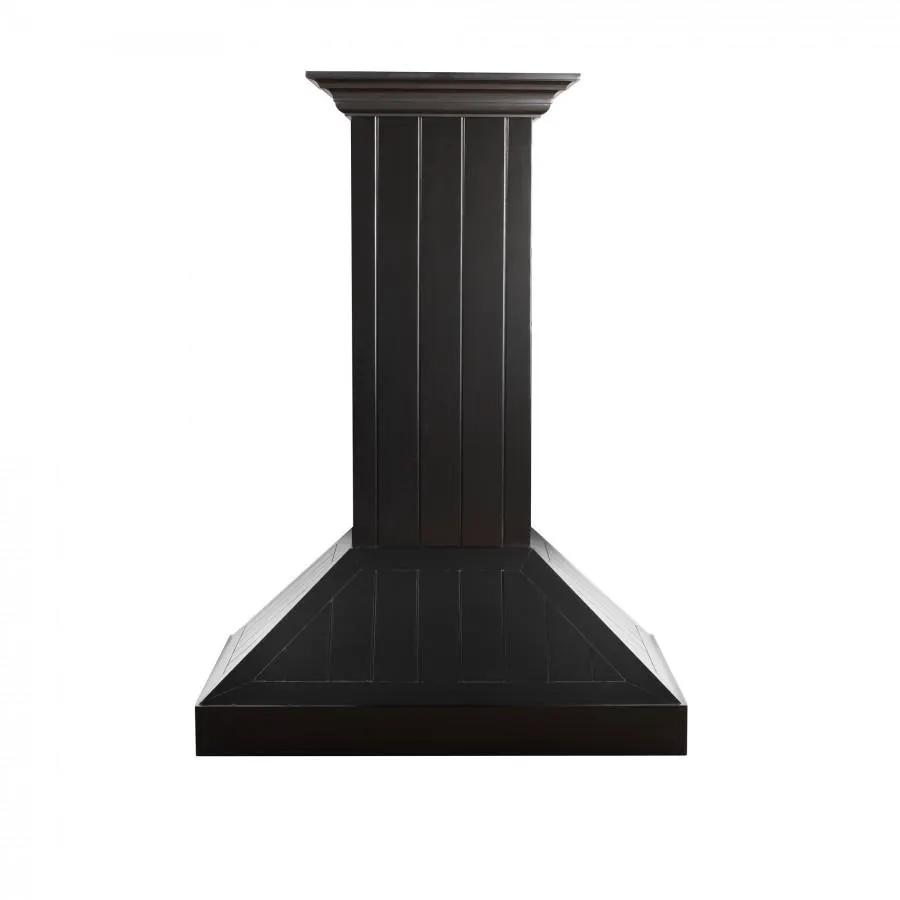 ZLINE 30" Wooden Wall Range Hood in Black - KPCC-30 by Farmhouse Kitchen and Bath