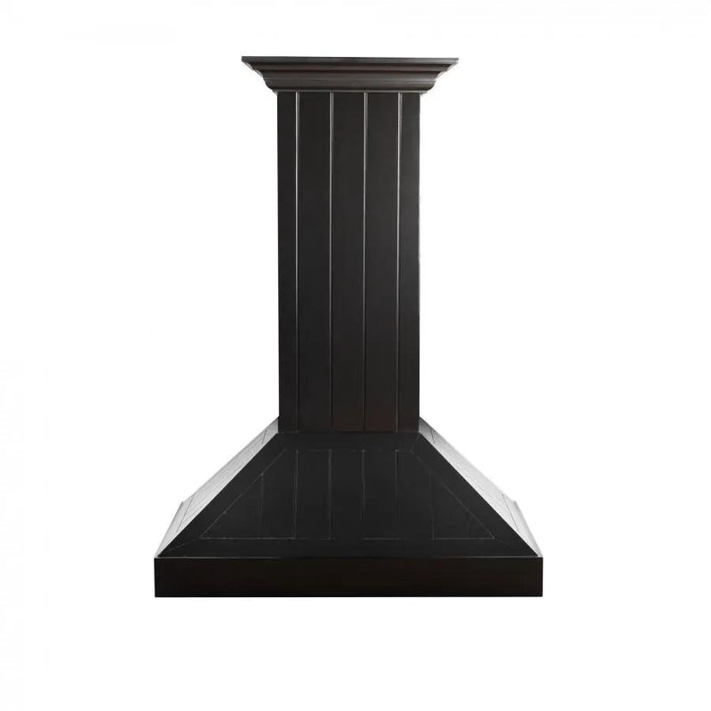ZLINE 30" Wooden Wall Range Hood in Black - KPCC-30 by Farmhouse Kitchen and Bath