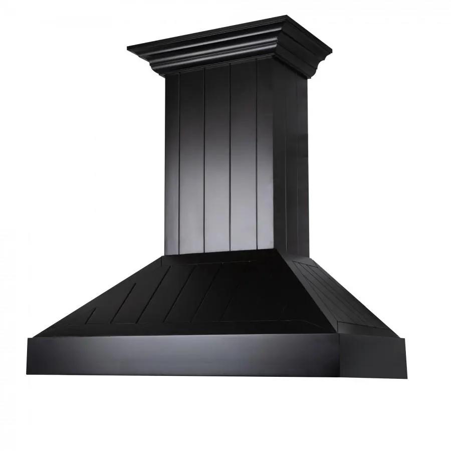 ZLINE 30" Wooden Wall Range Hood in Black - KPCC-30 by Farmhouse Kitchen and Bath