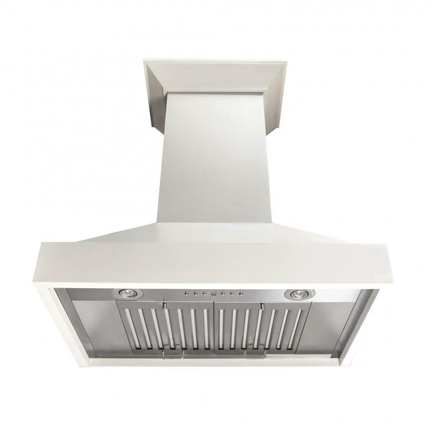 ZLINE 30" Wooden Wall Range Hood in Cottage White, KBTT-30 by Farmhouse Kitchen and Bath