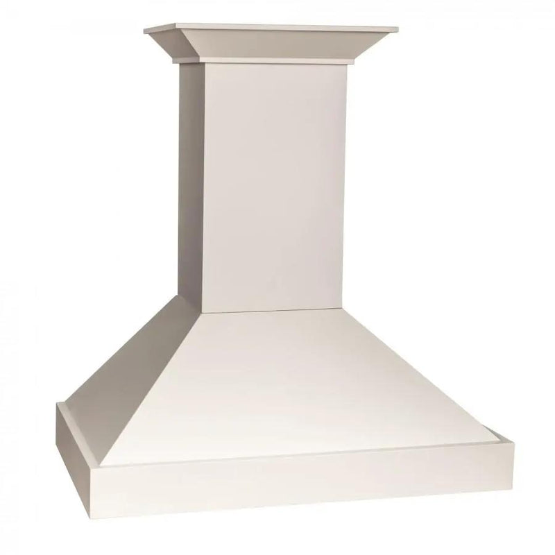 ZLINE 30" Wooden Wall Range Hood in Cottage White, KBTT-30 by Farmhouse Kitchen and Bath