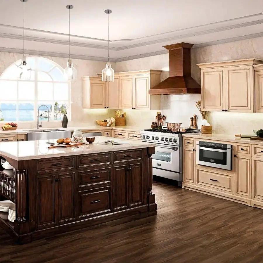 ZLINE 30" Wooden Wall Range Hood in Walnut, KBRR-30 by Farmhouse Kitchen and Bath