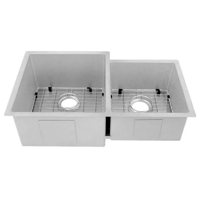 ZLINE 32" Undermount Double Bowl Sink, Dura Snow Stainless, SRDR-32S by Farmhouse Kitchen and Bath