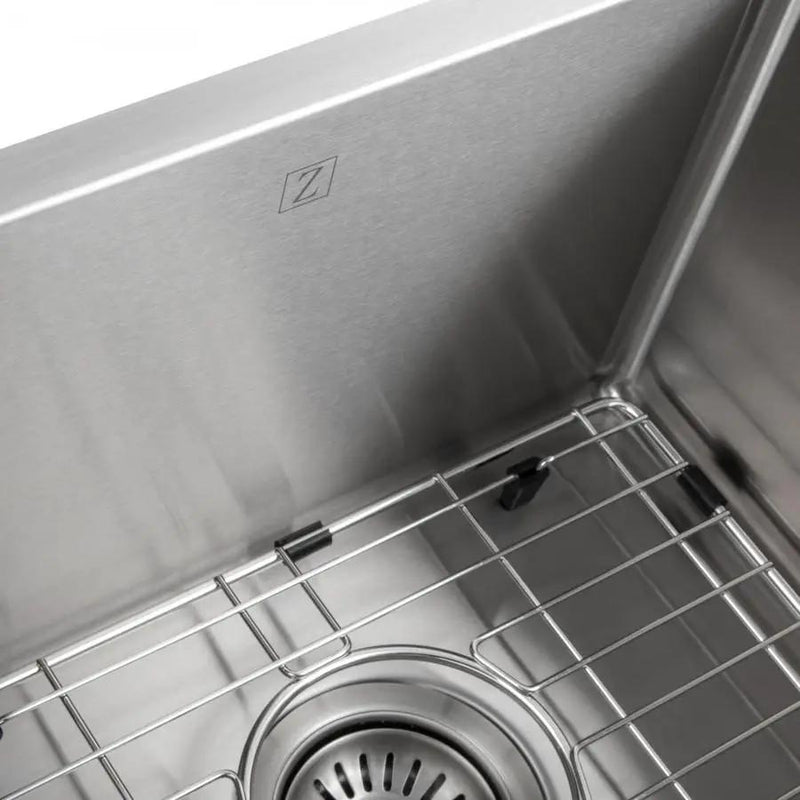 ZLINE 33" Undermount Double Bowl Sink, Stainless Steel, SR50D-33 by Farmhouse Kitchen and Bath