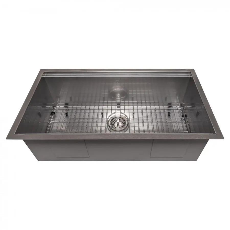 ZLINE 33" Undermount Single Bowl Ledge Sink Stainless Steel, SLS-33S by Farmhouse Kitchen and Bath